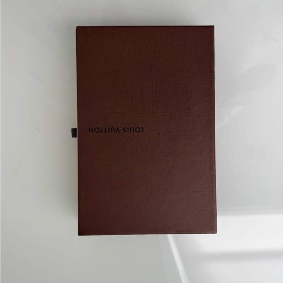 Louis Vuitton Accessories - Louis Vuitton Brown & Tan Decorative Gift Box Storage Authentic Vintage